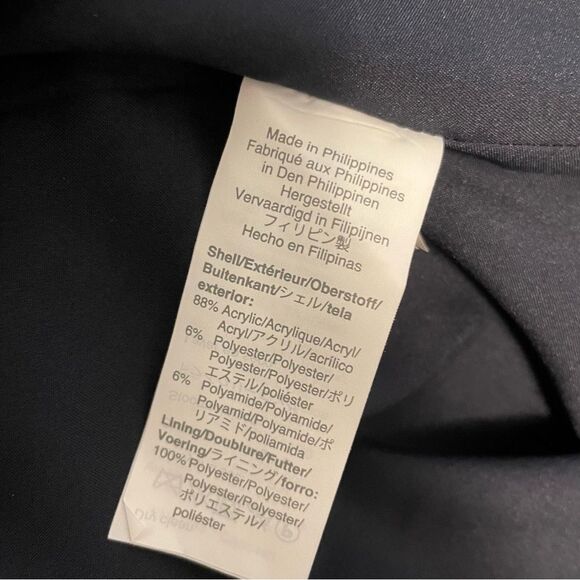 J. Crew A-line Dress in Spotted Tweed Blue White Cap Sleeves Size 6 NWT - Picture 8 of 9